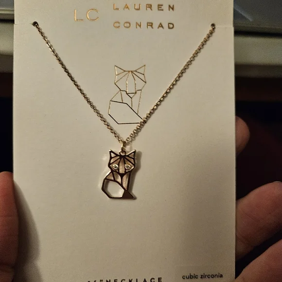 Lauren Conrad Rose Gold Fox Necklace - Picture 7 of 8